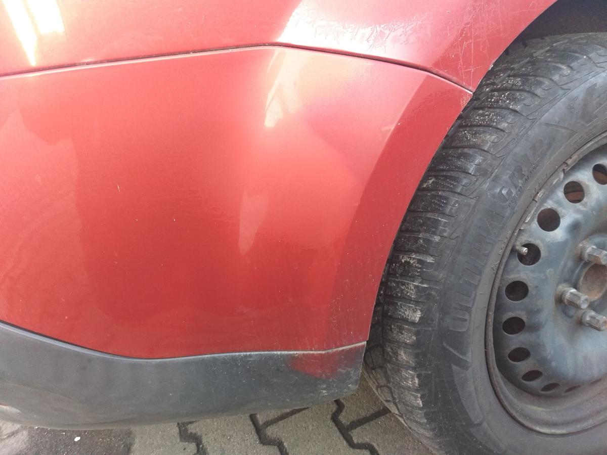 Ford Galaxy 2 original Sto&szlig;stange Stossf&auml;nger hinten Tango Rot Bj.2006